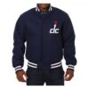 JH Design Navy Washington Wizards Wool Jacket