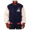 JH Design Washington Wizards Wool Leather Jacket