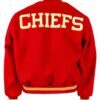 1969 Kansas City Chiefs Varsity Red Wool Jacket