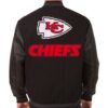 Kansas City Chiefs Black Letterman Jacket