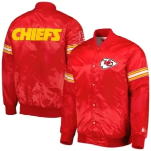 Kansas City Chiefs Tradition Red and Gold Satin Jacket
