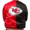 Kansas City Chiefs Red and Black Satin Jacket