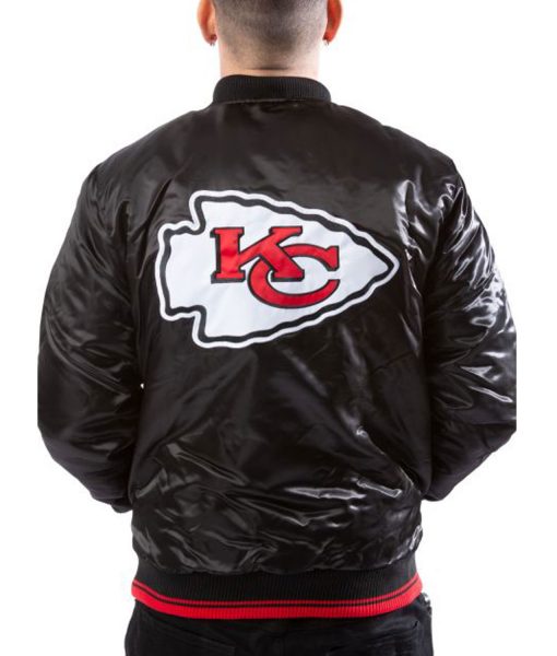 Kansas City Chiefs Bomber Black Jacket