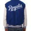 Kansas City Royals Blue and White Varsity Jacket