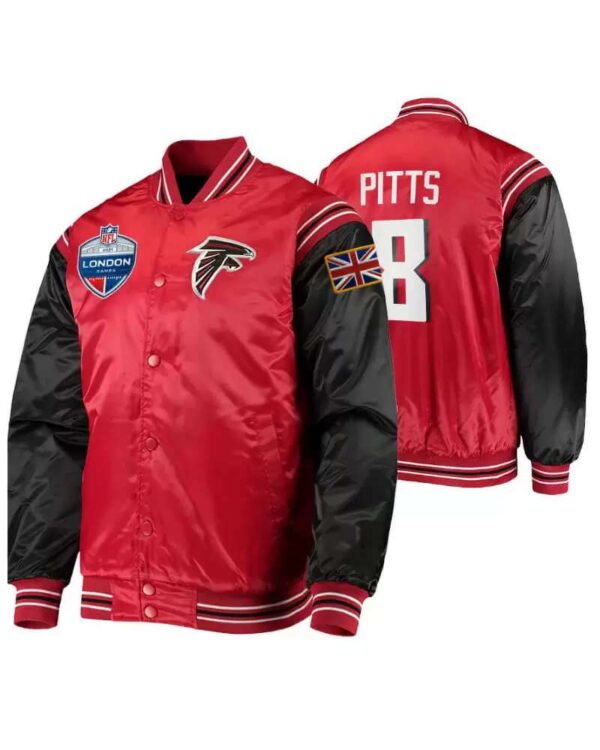 Kyle Pitts Atlanta Falcons NFL Satin Jacket