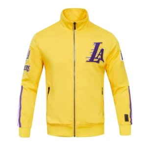 Los Angeles Lakers Classic Dk Track Yellow Jacket