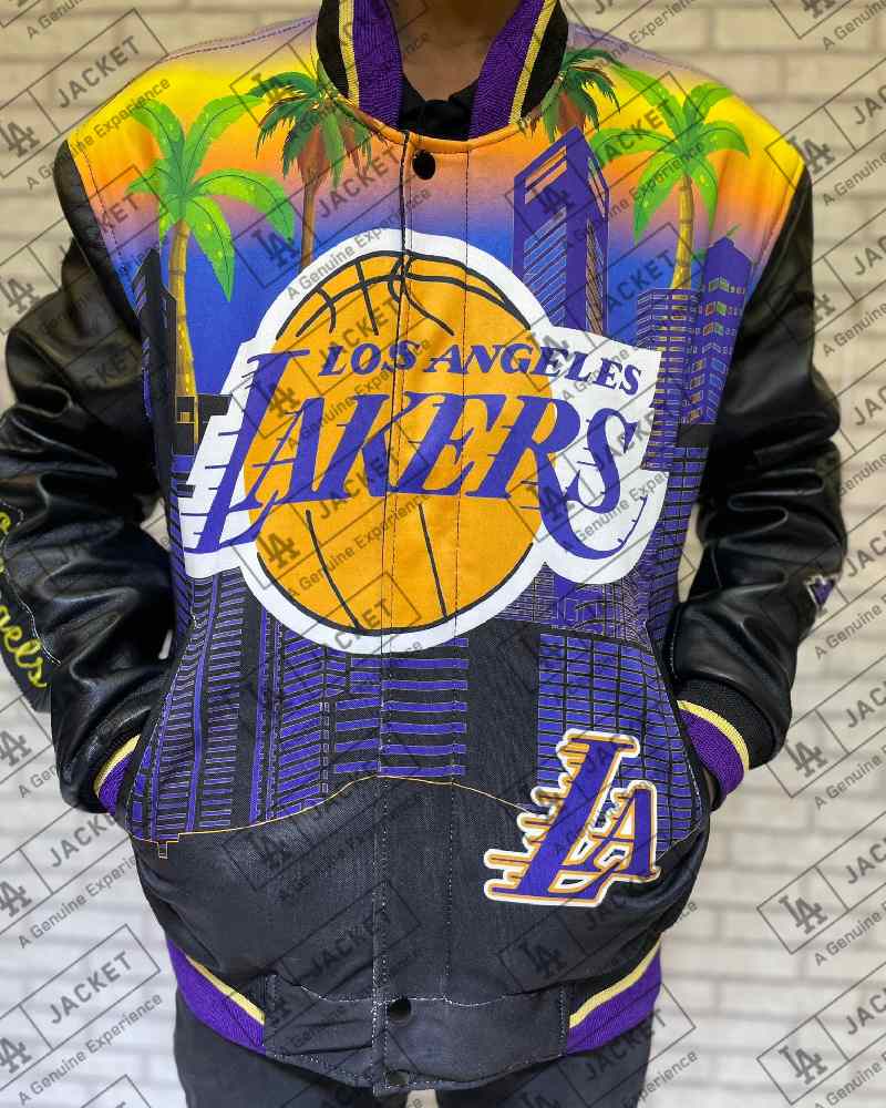 Pro Standard Los Angeles Lakers Remix Satin Jacket