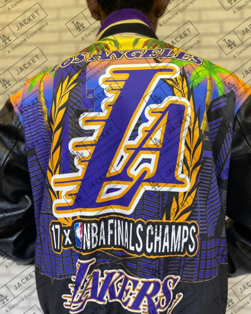 Pro Standard NBA Los Angeles Lakers Remix Varsity Jacket