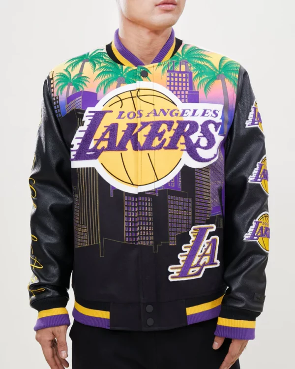 Los Angeles Lakers Remix Varsity Jacket