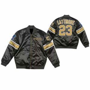 Marshon Lattimore NFL New Orleans Saints Satin Jacket