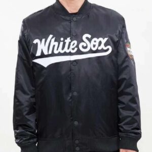 Men’s Pro Standard Chicago White Sox Black Satin Jacket