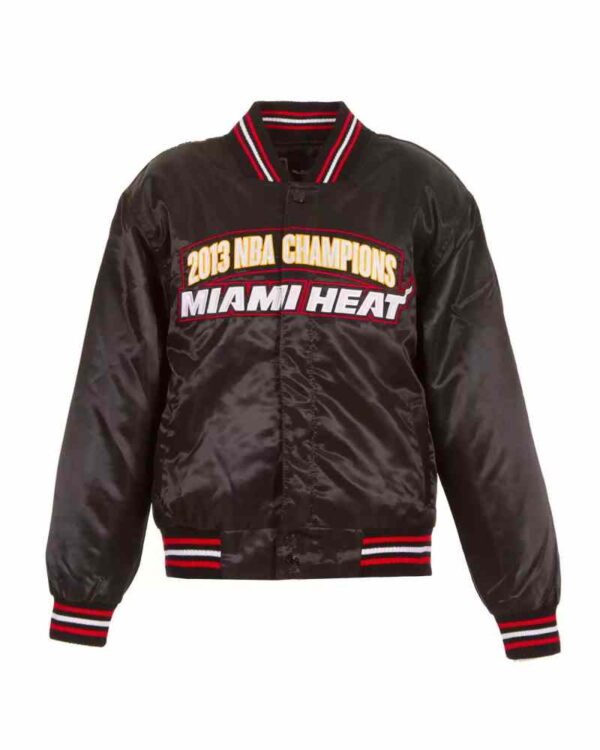 Miami Heat NBA Finals Champions Satin Jacket