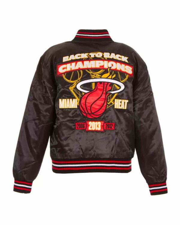 Miami Heat NBA Finals Champions Satin Jacket