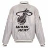 Miami Heat NBA Jeff Hamilton Satin Jacket