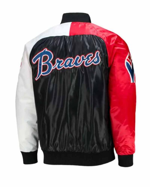 MLB Atlanta Braves Tricolor Satin Jacket
