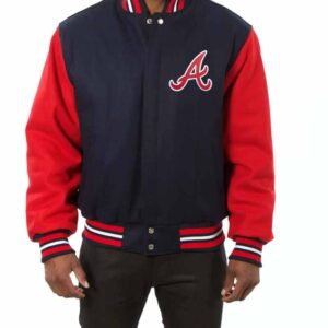 MLB Atlanta Braves Two Tone Varsity Jacket