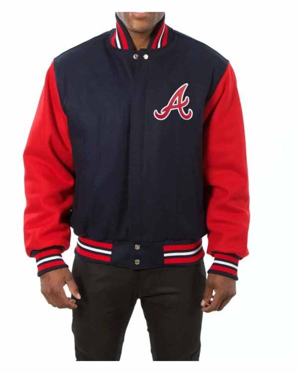 MLB Atlanta Braves Two Tone Varsity Jacket