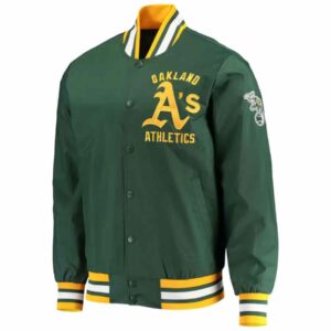 MLB Oakland Athletics Green Windbreaker Jacket