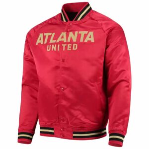 MLS Team Atlanta United FC Red Satin Jacket