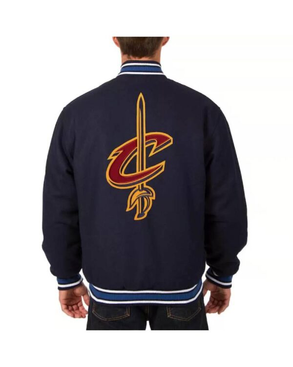 Navy Cleveland Cavaliers Reversible Jacket