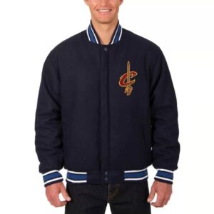 Navy Cleveland Cavaliers Reversible Jacket