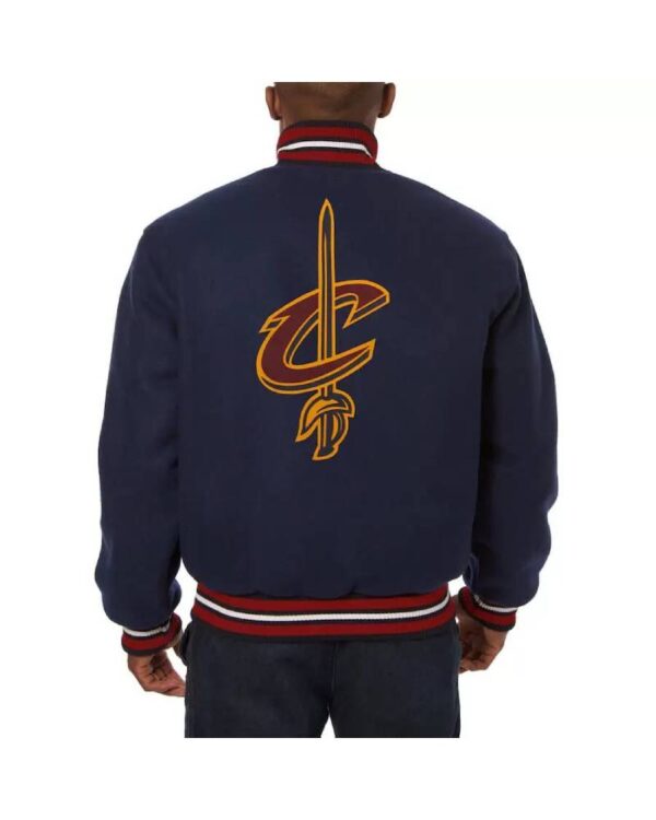 Navy Cleveland Cavaliers Wool Jacket