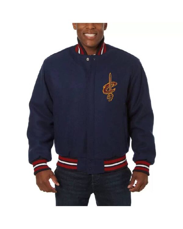 Navy Cleveland Cavaliers Wool Jacket