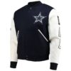 Navy White NFL Dallas Cowboys Varsity Jacket