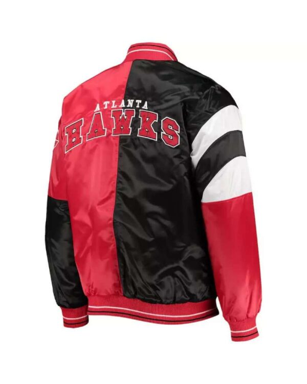 NBA Atlanta Hawks Tricolor Satin Jacket