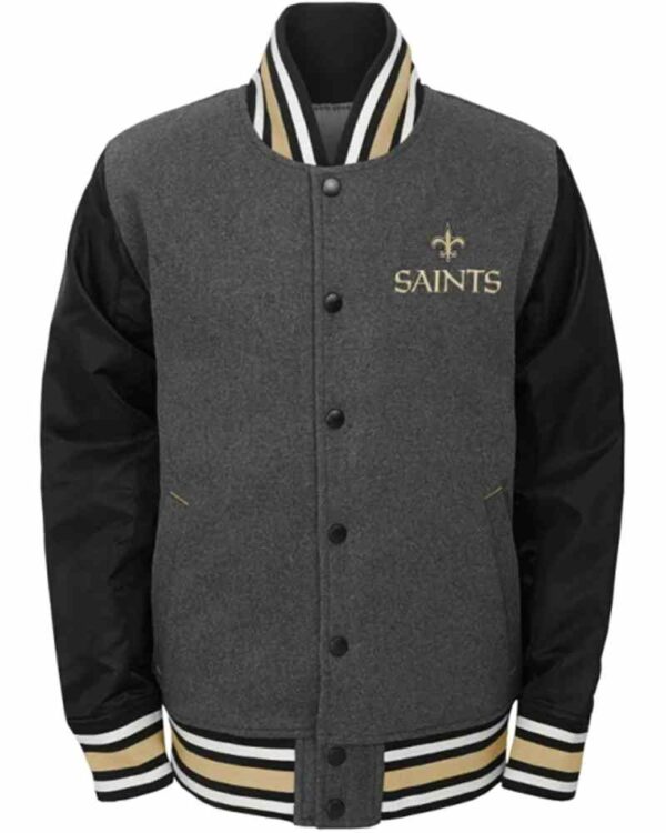 New Orleans Saints Baseball Varsity Jacket