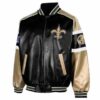 New Orleans Saints Football Leather Jacket