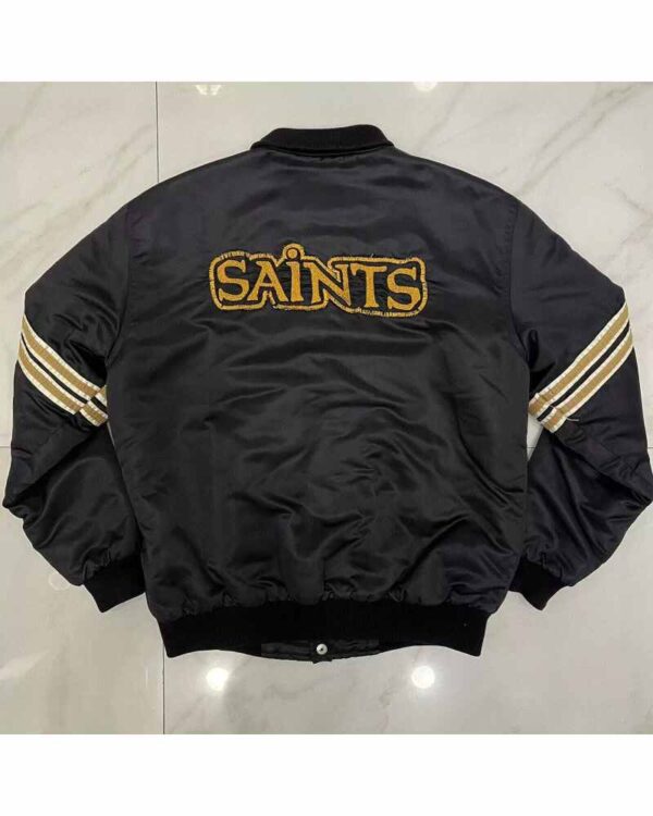 New Orleans Saints NFL Baseball Satin Jacket