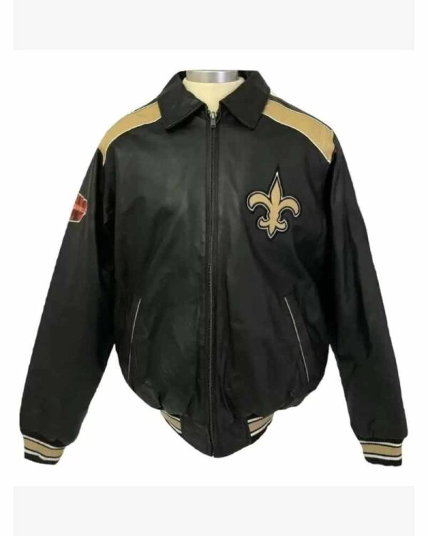 New Orleans Saints Super Bowl Champions Leather Jacket