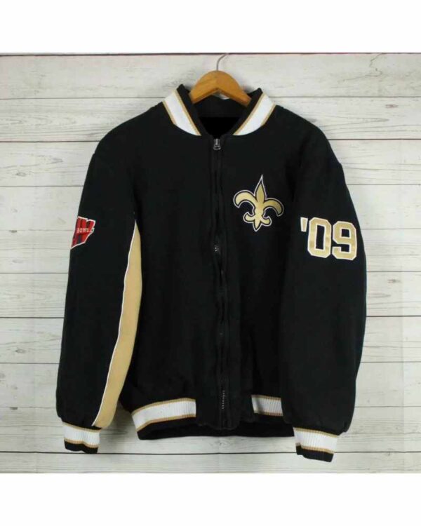 New Orleans Saints Super Bowl Champions Wool Jacket