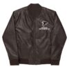 NFL Atlanta Falcons Brown Leather Varsity Jacket