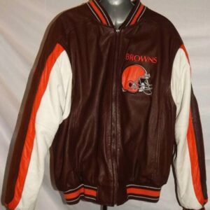 Cleveland Browns NFL G-III Carl Banks Leather Jacket