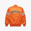 NFL Cleveland Browns Orange Satin Jacket