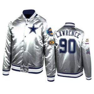 NFL Dallas Cowboys Demarcus Lawrence Satin Jacket