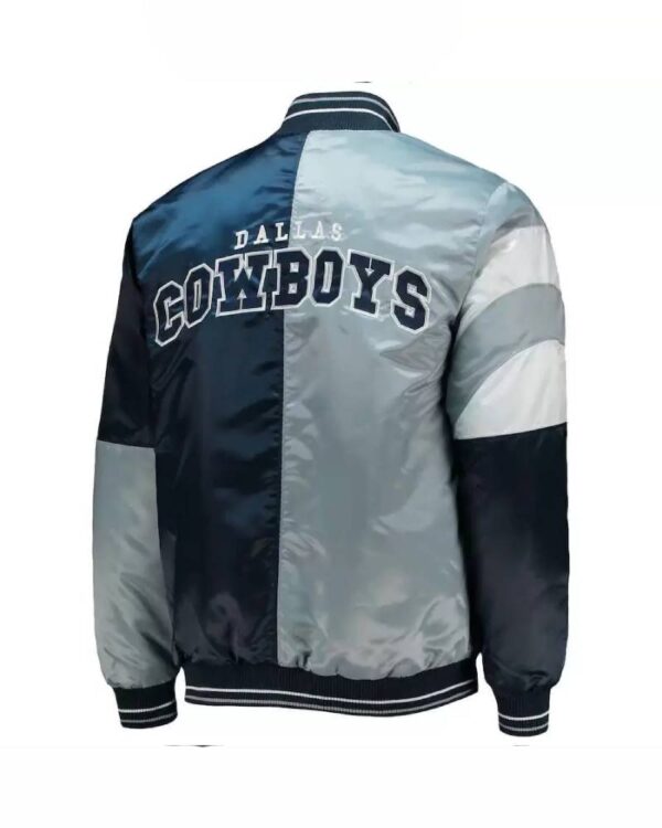 NFL Dallas Cowboys Multicolor Satin Jacket