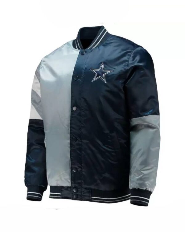 NFL Dallas Cowboys Multicolor Satin Jacket
