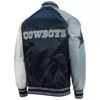 NFL Dallas Cowboys Tricolor Satin Jacket