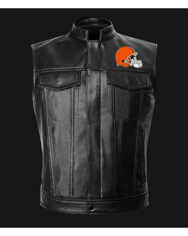 Cleveland Browns Mighty Mac Play Leather Jacket