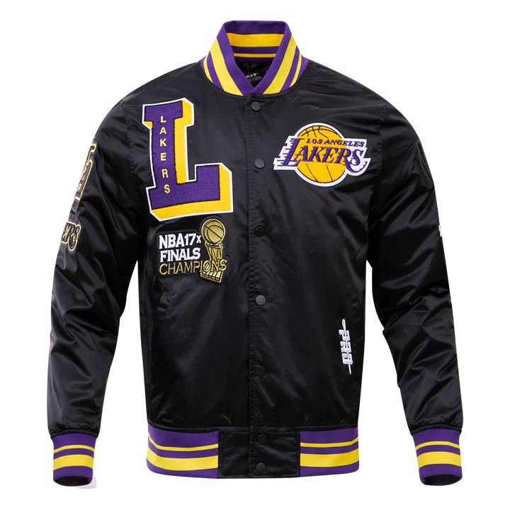 Mitchell & Ness Team Origins Varsity Satin Los Angeles Lakers Jacket