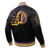 Los Angeles Lakers Mash Up Logo Satin Jacket