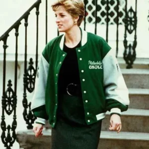 Philadelphia Eagles Princess Diana Wool Varsity Jacket