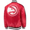 Red NBA Atlanta Hawks The Offensive Satin Jacket