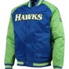 Hardwood Classics Reload 3.0 Atlanta Hawks Royal Jacket