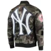 Men’s New York Yankees Camo Satin Jacket