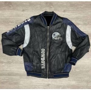 Vintage Carl Banks Dallas Cowboys Leather Jacket