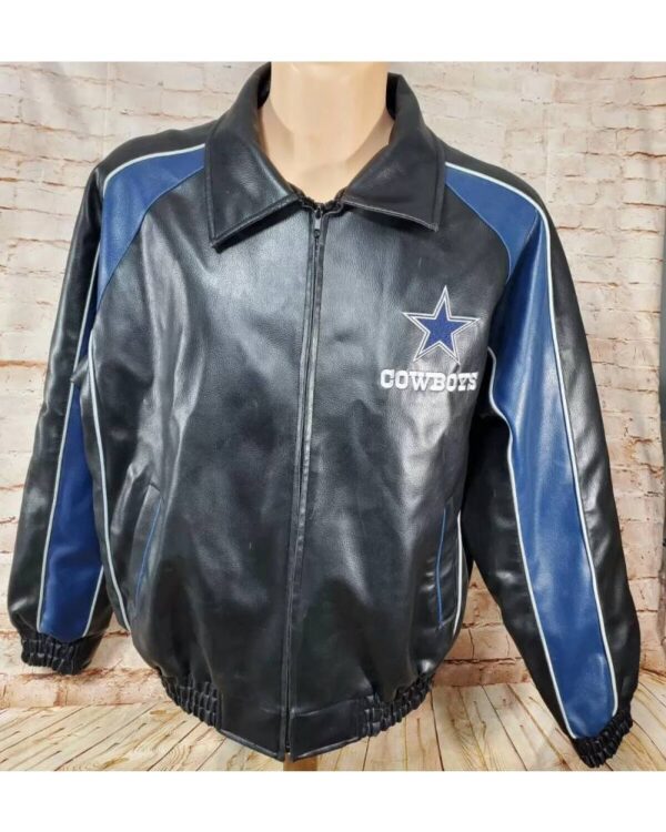 Vintage Dallas Cowboys Football Leather Jacket